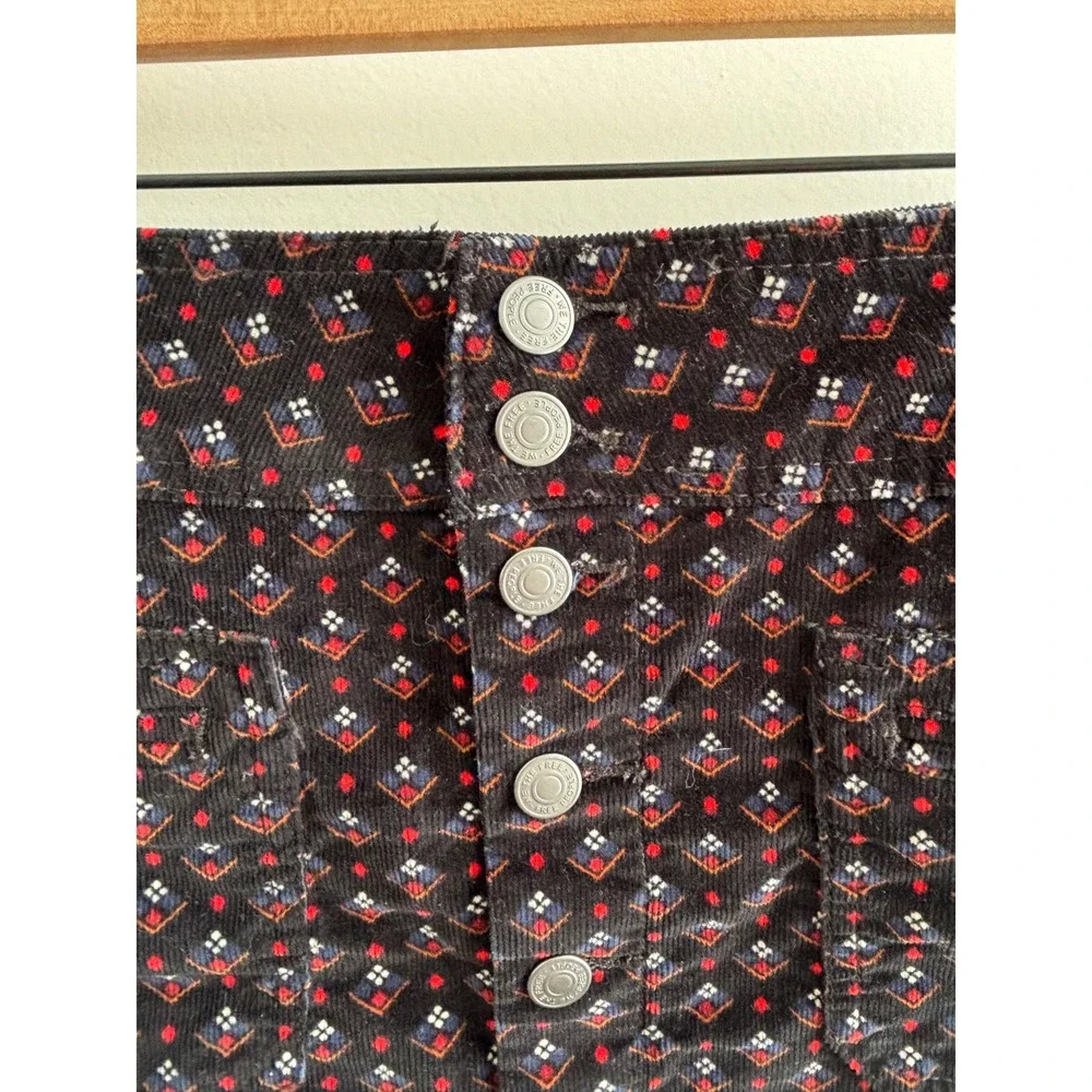 We The Free Joanie Corduroy Mini Skirt Size‎ 30 boho layered cabincore staple